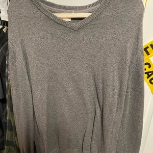 Gray sweater